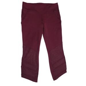 Ivivva by Lululemon Capri Side Pocket Mesh Leggings